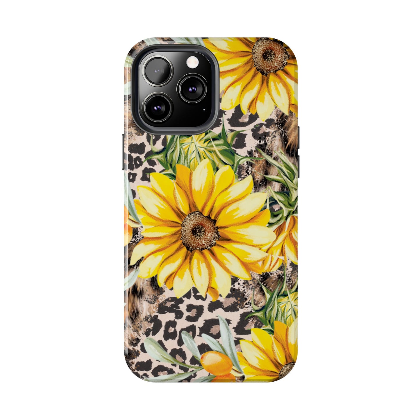 Leopard Sunflower Chic - iPhone Series Case