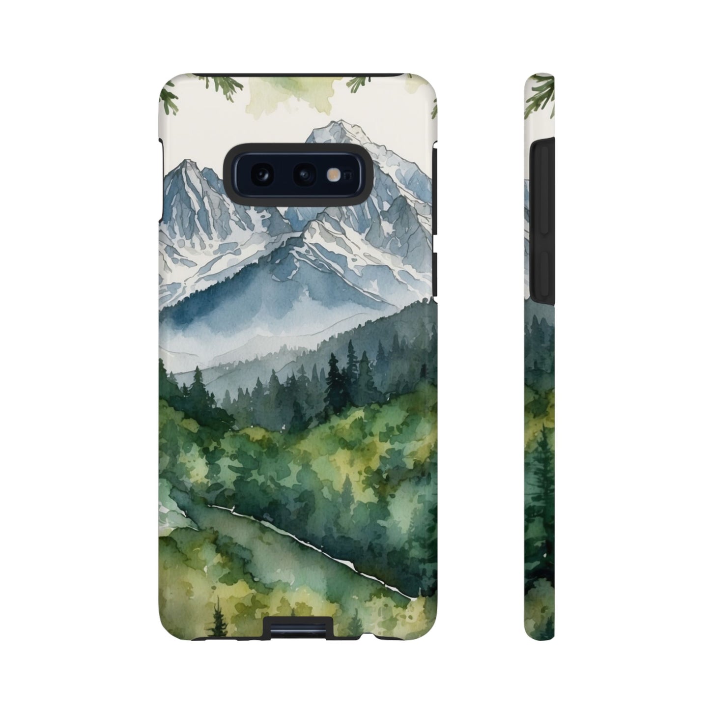 Watercolor Alpine Mountainscape - Samsung Galaxy Case