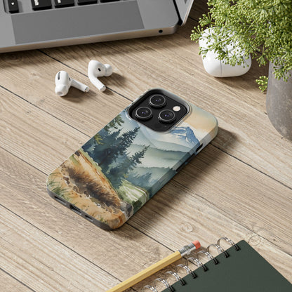 Tranquil Mountain Escape - iPhone Case