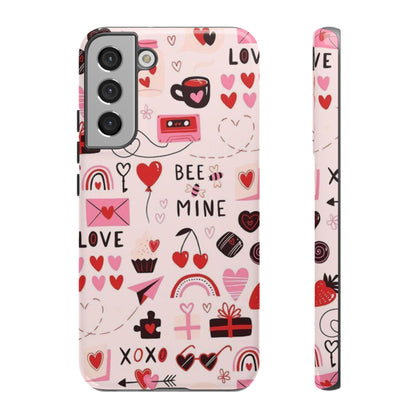 Samsung Galaxy Case: Bee Mine Love Doodles