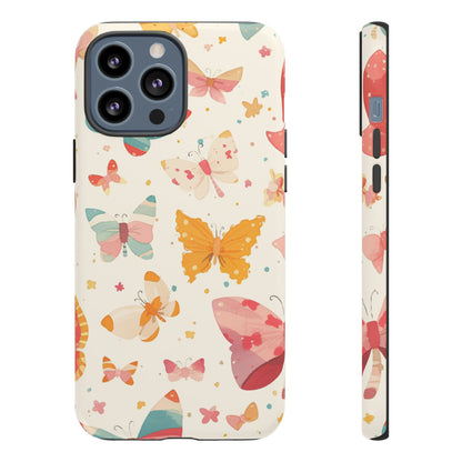 Coquette Watercolor Butterfly iPhone Case