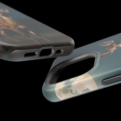 MagSafe-Compatible iPhone Case – Mystic Fawn Under the Moonlit Sky