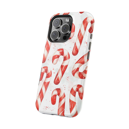 Festive Candy Cane Delight - MagSafe iPhone Series Case