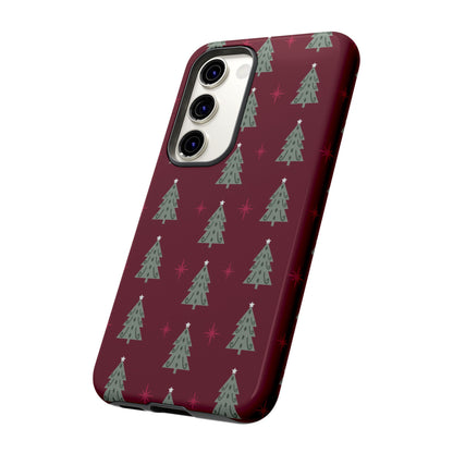 Retro Christmas Tree Pattern – Samsung Galaxy Series Case