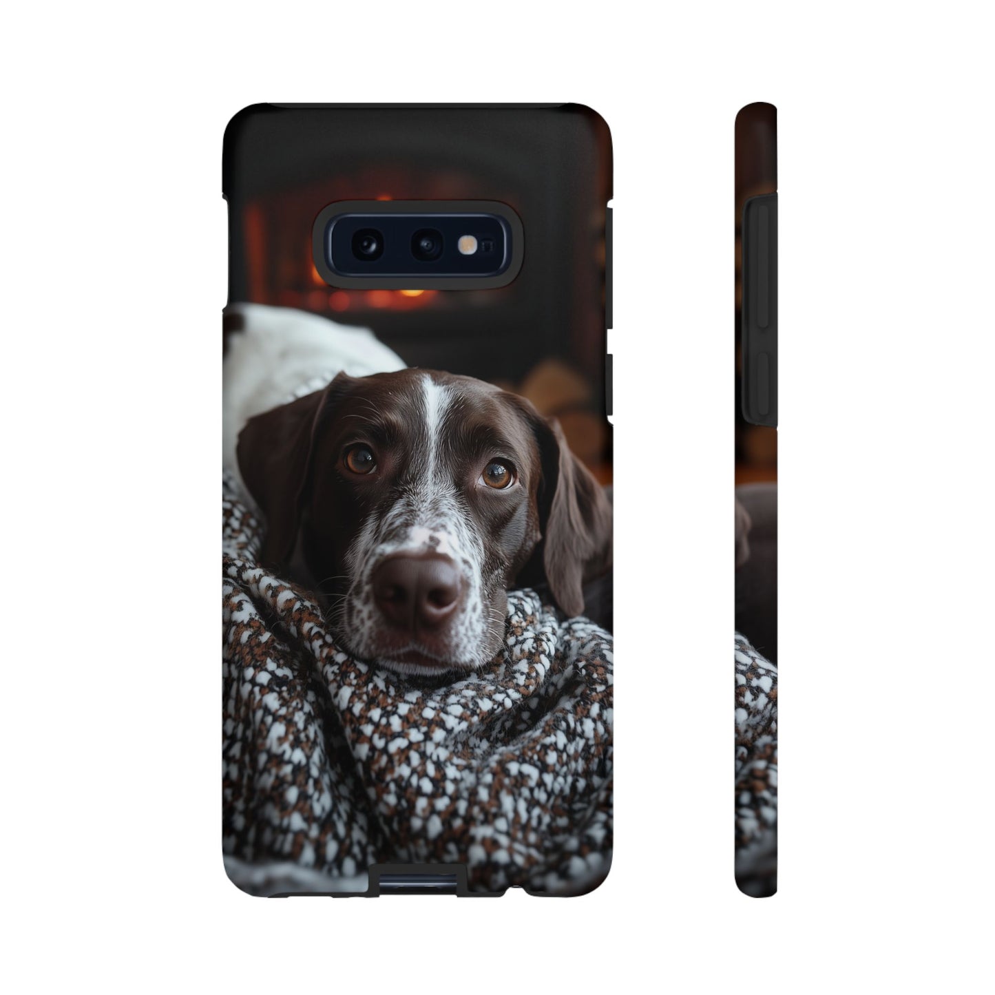 Relaxed German Shorthaired Pointer Samsung Galaxy Case – Rustic Charm Protective Cover