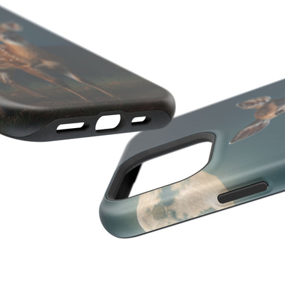 MagSafe-Compatible iPhone Case – Mystic Fawn Under the Moonlit Sky