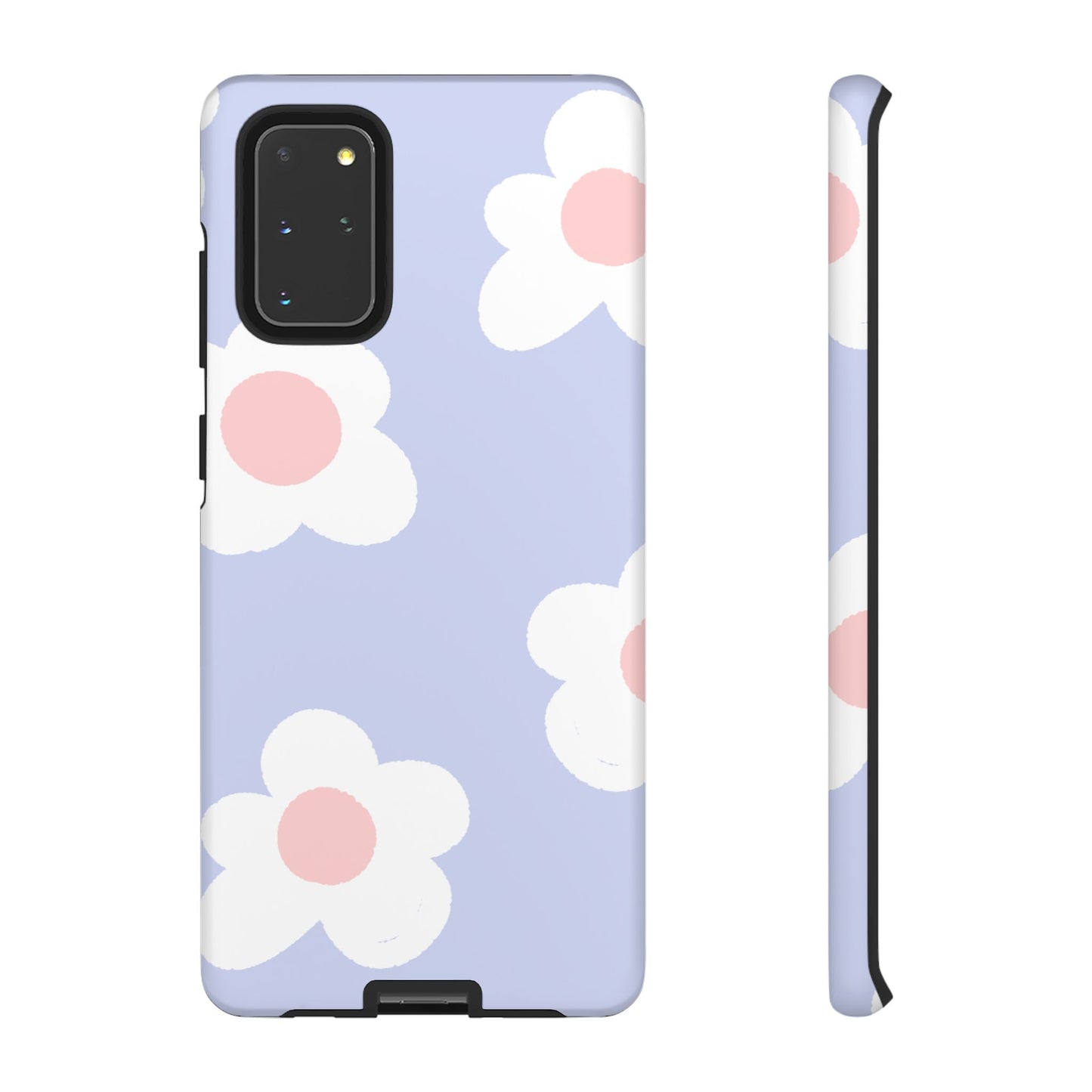 Retro Daisy Pastel Tough Samsung Galaxy Case – Durable Design with Soft Matte Finish