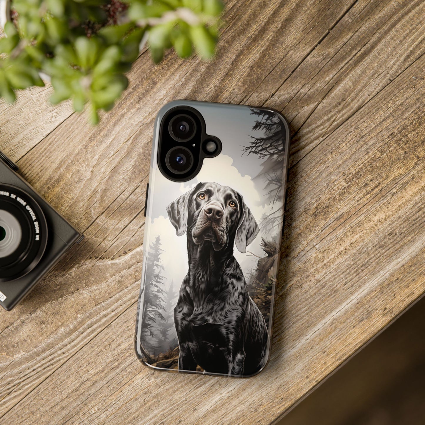 German Shorthair Pointer Phone Case - Tough & Durable with Dual Layer Protection!