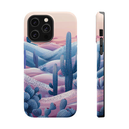 Desert Oasis MagSafe Case for iPhone – Cactus & Western Landscape Design for iPhone 15, 14 Pro Max, 13, and More!