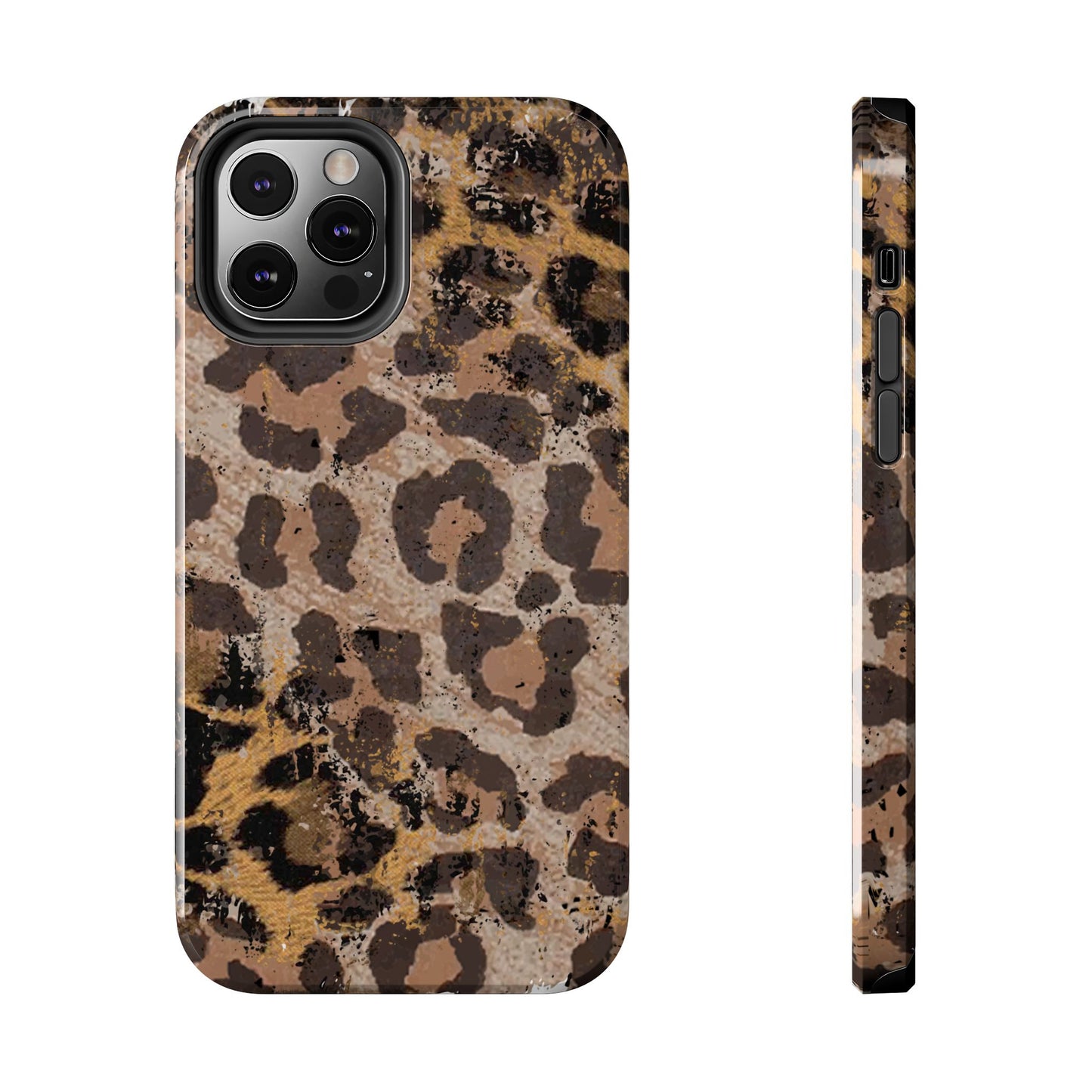 Vintage Distressed Leopard Print - iPhone Series Case