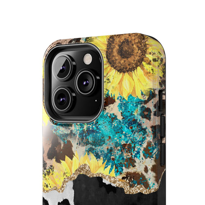 Rustic Sunflower Leopard Glam - iPhone Series Case