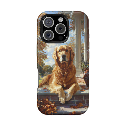 Golden Retriever Autumn Serenity - MagSafe iPhone Series Case