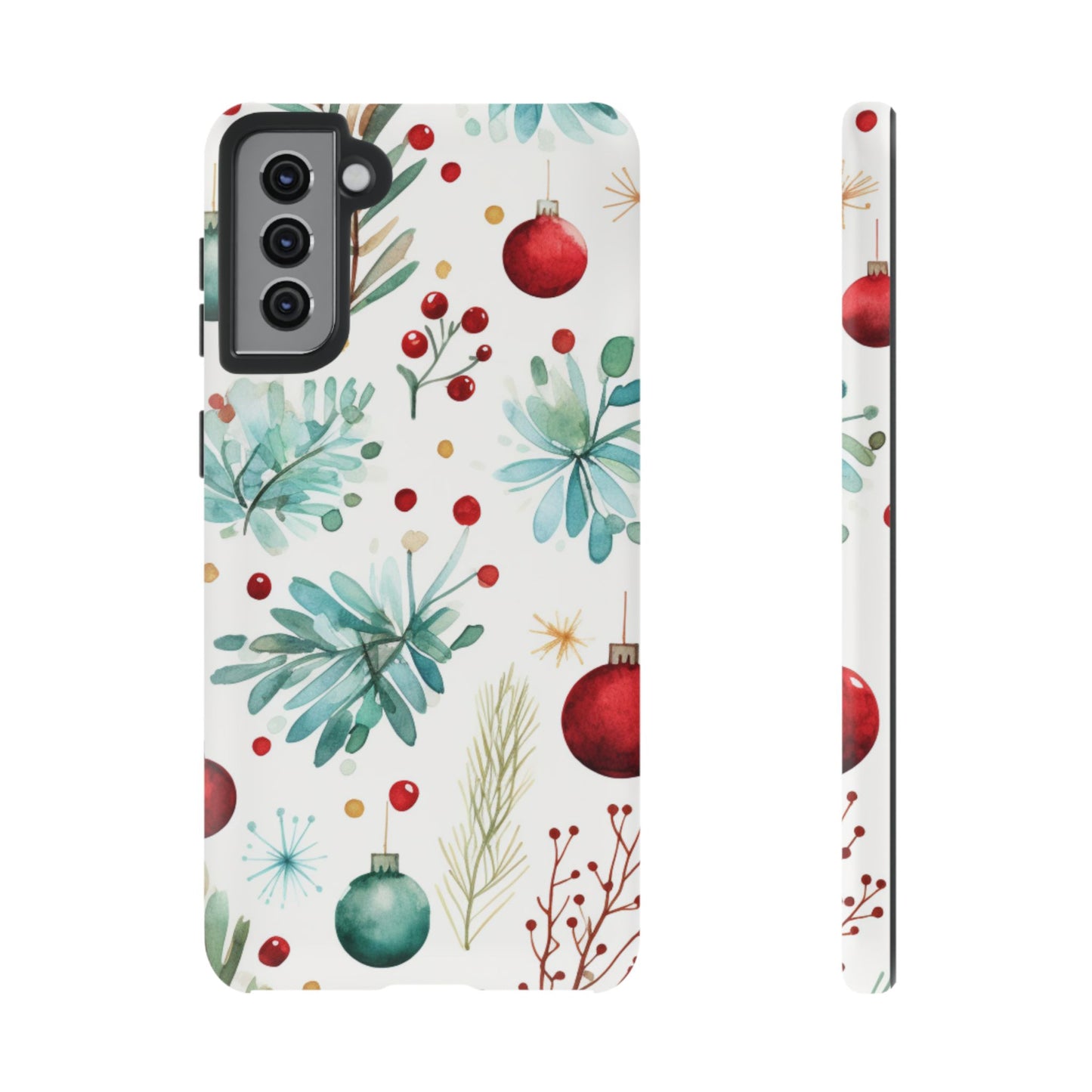 Festive Holiday Ornament Pattern – Samsung Galaxy Case