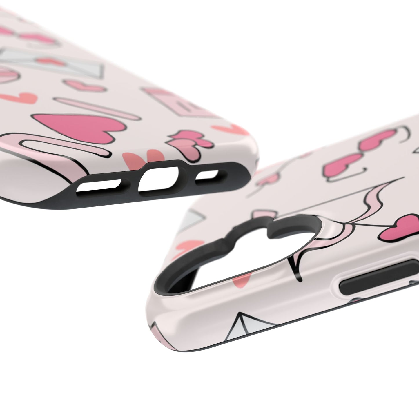 Valentine's Day Scribbles MagSafe iPhone Case