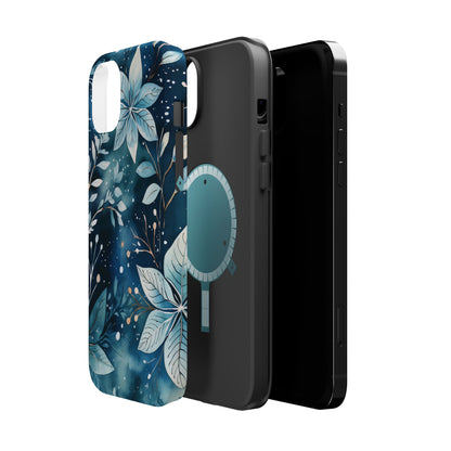 Midnight Frost Botanical – MagSafe iPhone Case