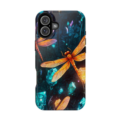 Mystical Dragonflies & Crystals – MagSafe iPhone Series Case