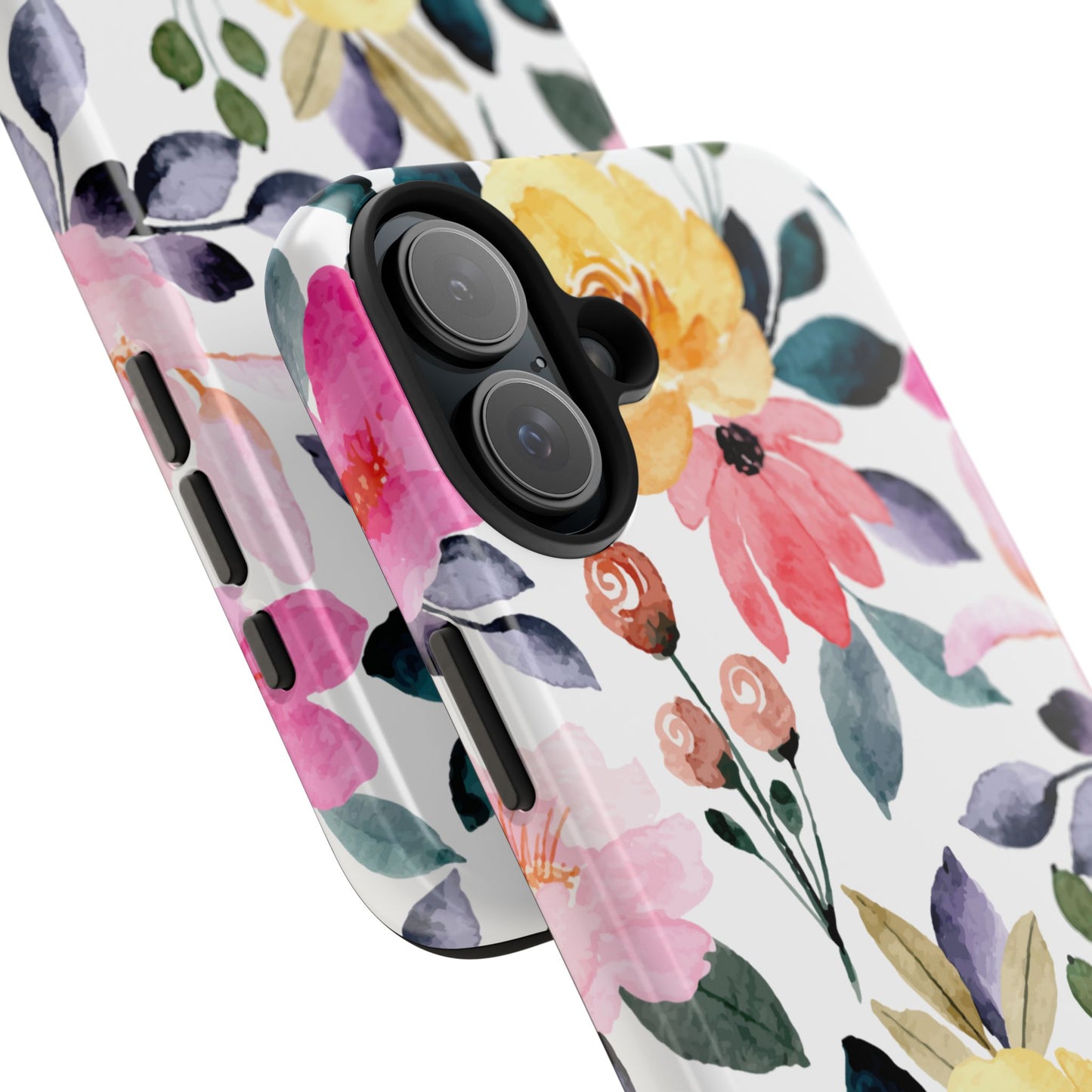 Blossoming Beauty – iPhone Series Case with Vibrant Watercolor Flowers