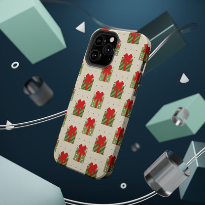 Festive Holiday Gift Pattern - MagSafe iPhone Series Case