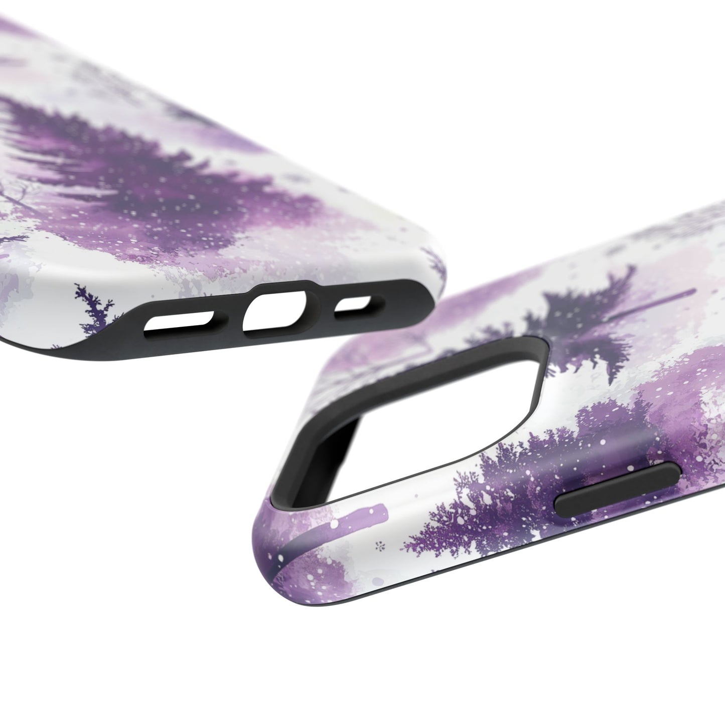 Purple Snowy Forest - MagSafe iPhone Series Case