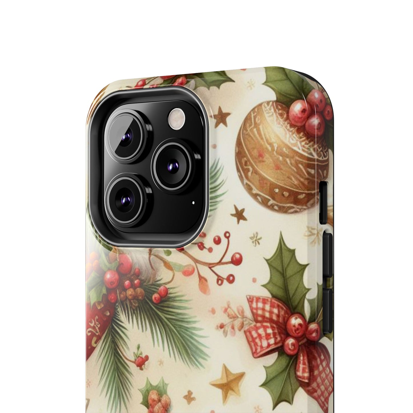 Classic Christmas Stocking & Ornaments Pattern – iPhone Series Case