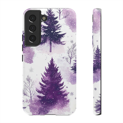 Purple Snowy Forest - Samsung Galaxy Series Case