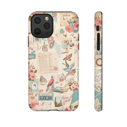 Vintage Collage iPhone Case - Retro Nostalgic Protective Cover