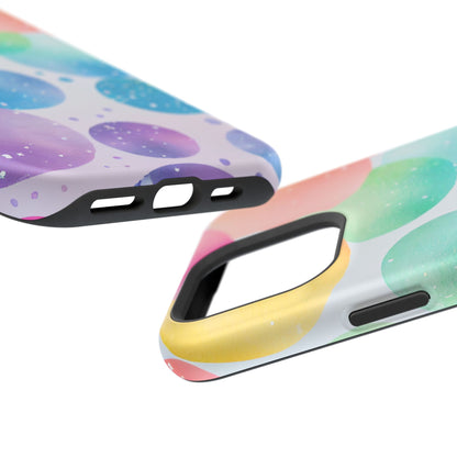 Pastel Galaxy Bubbles  MagSafe iPhone Case – Slim Design, Glossy Finish