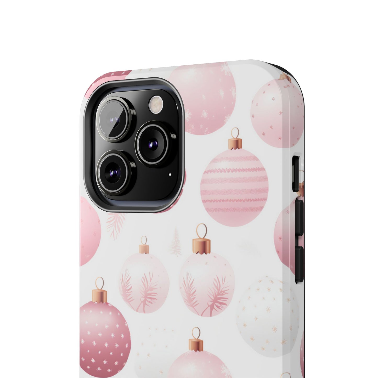 iPhone Case: Merry in Pink – Christmas Balls