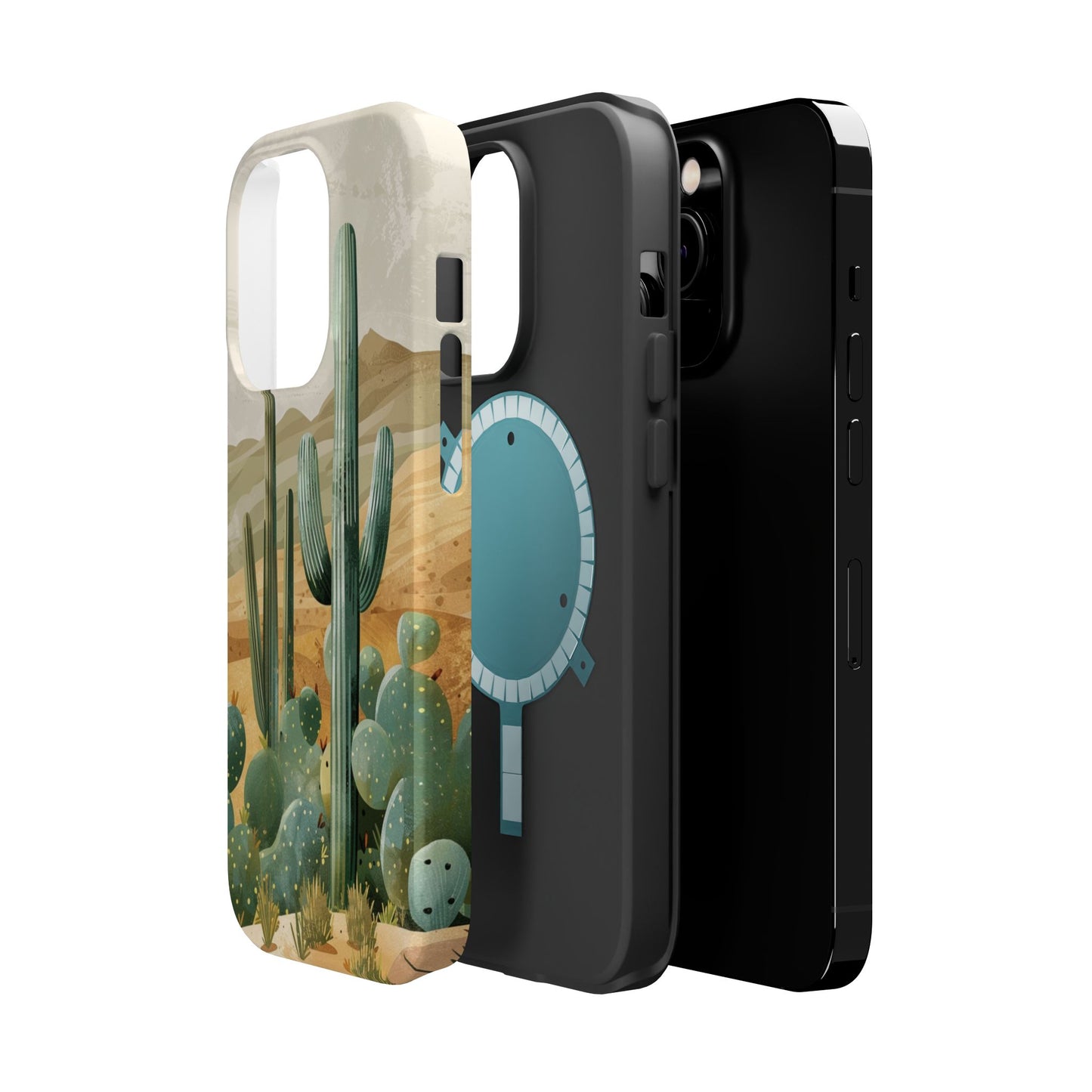 Desert Oasis Cactus iPhone Case