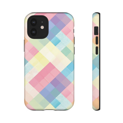 Spring Sonata Pastel Plaid Case