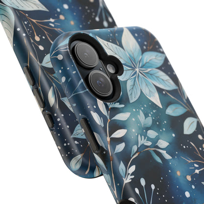 Midnight Frost Botanical – MagSafe iPhone Case