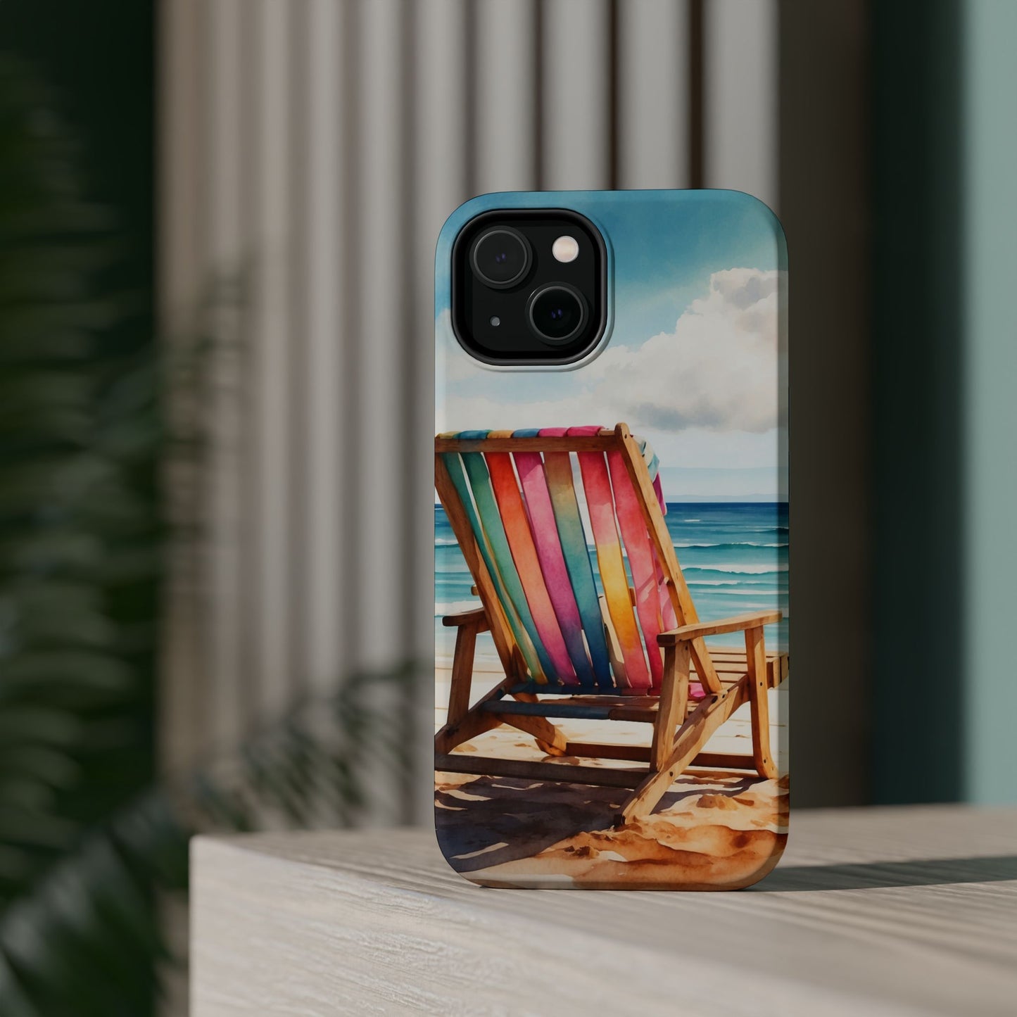 Vibrant Beach Escape MagSafe iPhone Case – Summer Vibes Design