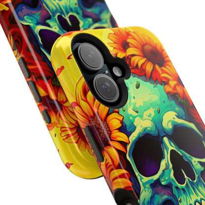 Sun Kissed Skull MagSafe iPhone Case