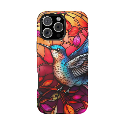 Radiant Multicolor Bird Artwork - MagSafe iPhone Case