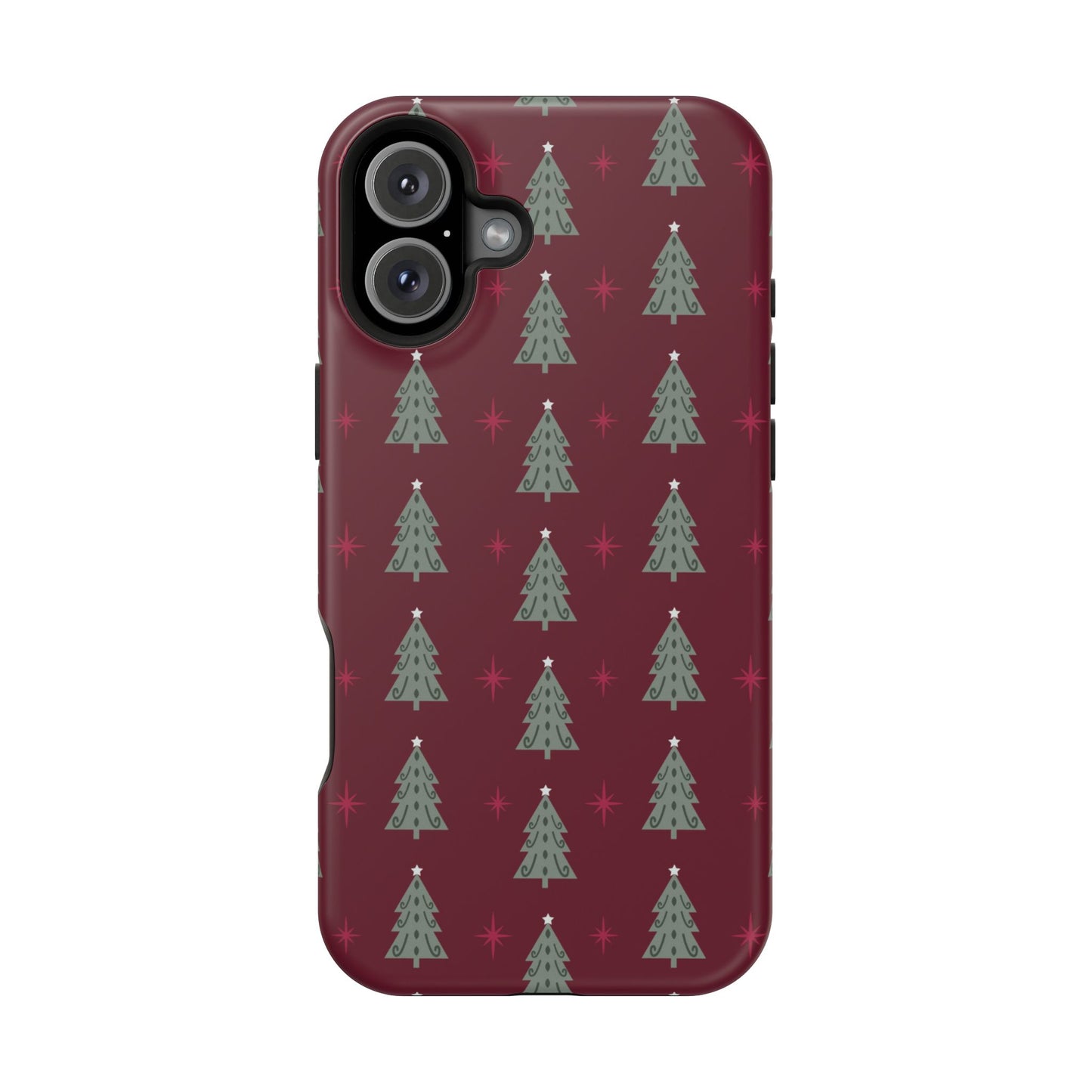 Retro Christmas Tree Pattern – MagSafe iPhone Series Case