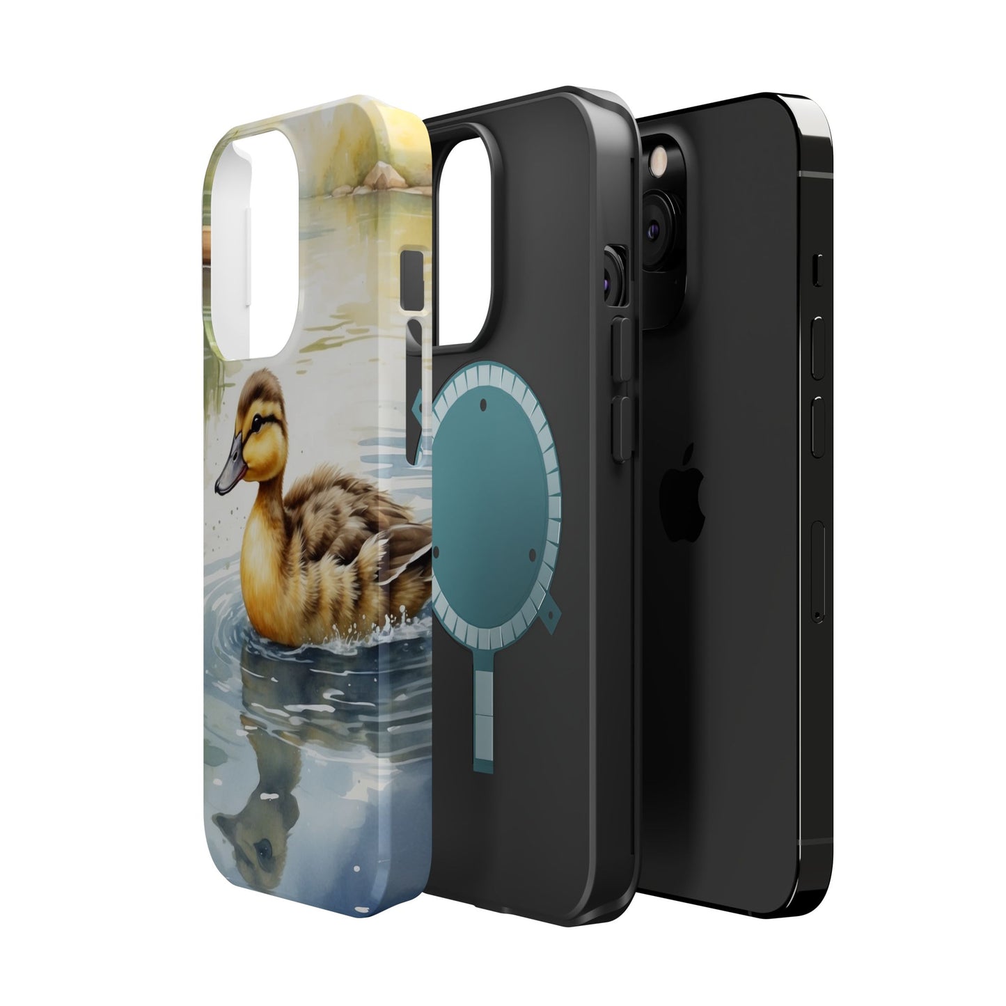 Graceful Duck Reflection – MagSafe iPhone Case