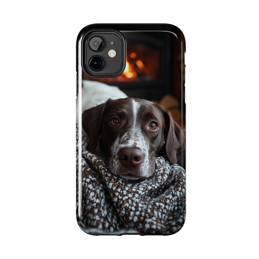 Majestic German Shorthaired Pointer iPhone Case – Sunset Prairie Design