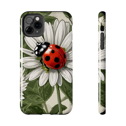 Ladybug & Daisy Garden Charm - iPhone Series Case