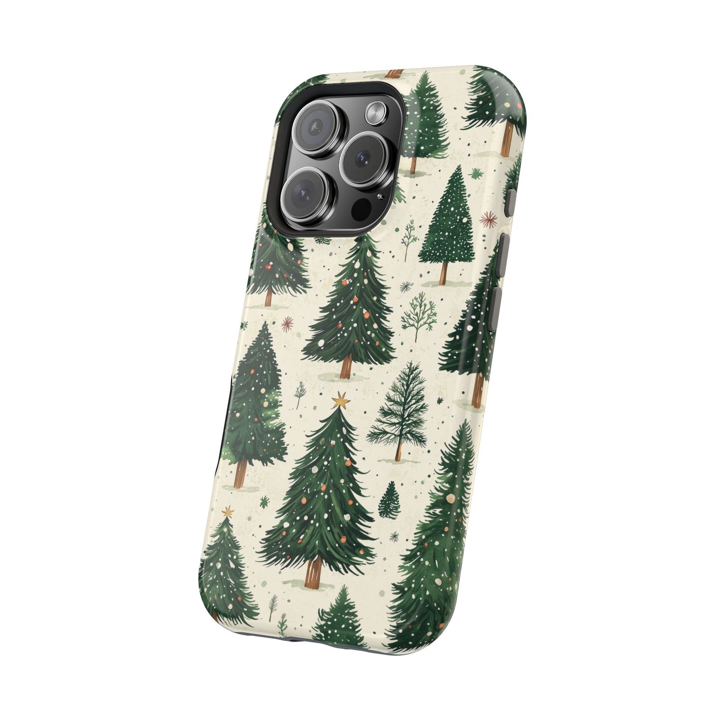 Festive Christmas Tree Forest Pattern – MagSafe iPhone Series Case