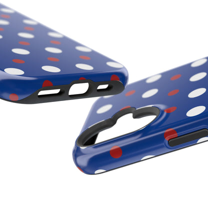 Patriotic Polka Dots – MagSafe iPhone Case