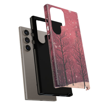 Pink Winter Twilight Forest - Samsung Galaxy Series Case