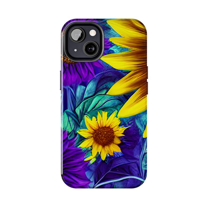 Purple & Gold Sunflower Dream - iPhone Series Case