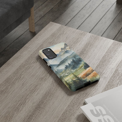 Serene Alpine Forest - Samsung Galaxy Case