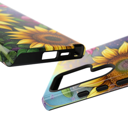 Whimsical Sunflower & Rose Garden - Samsung Galaxy Series Case