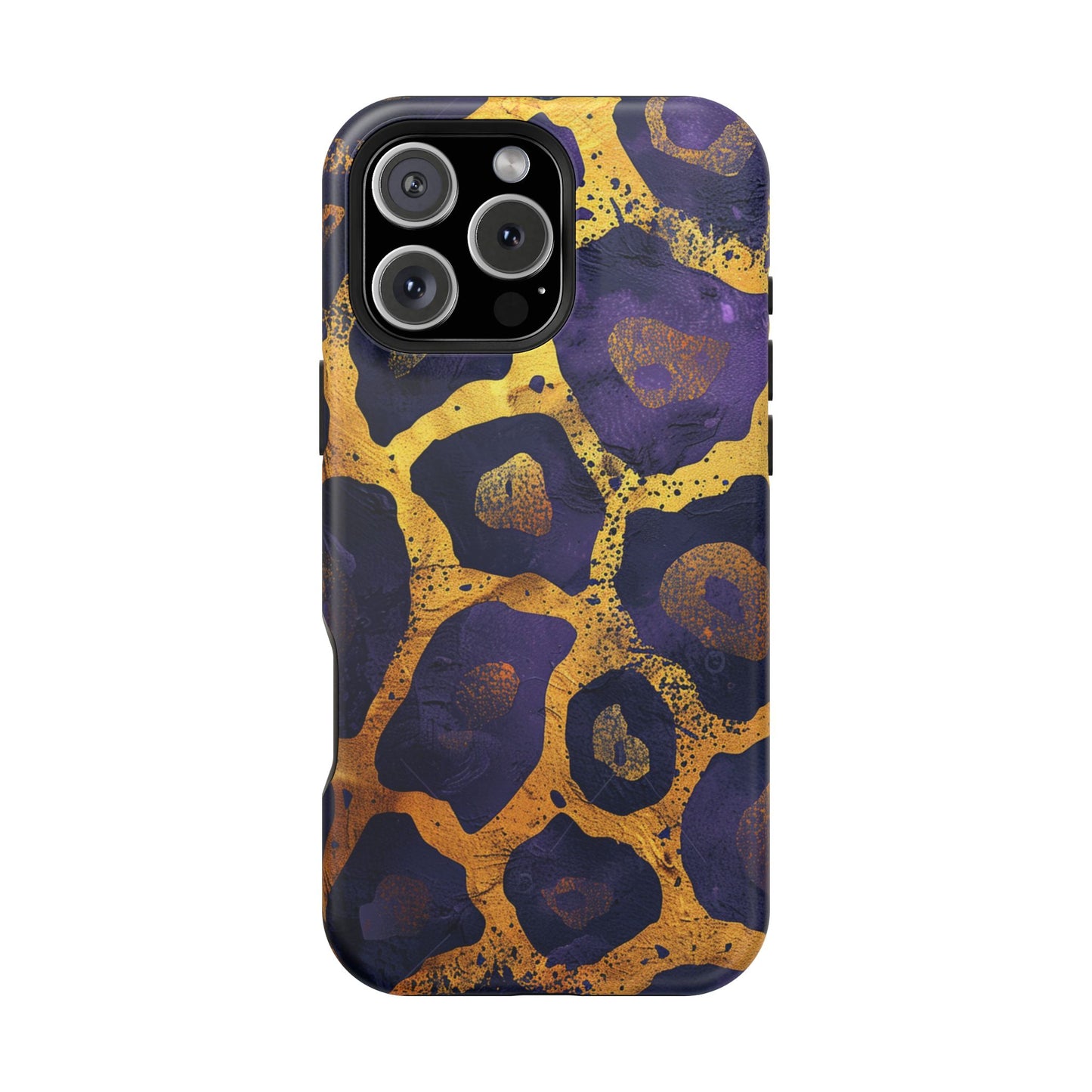 Regal Amethyst Leopard iPhone Case