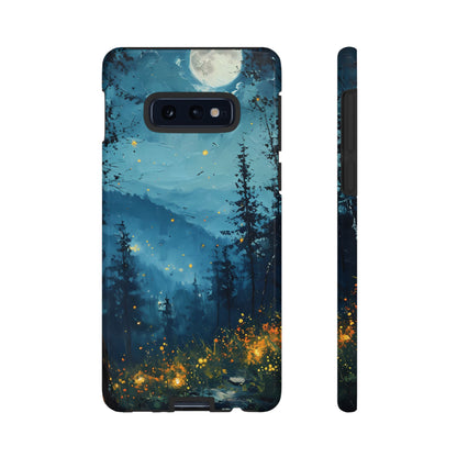 Moonlit Enchanted Forest Glow – Artistic Night Landscape Design - BOGO Cases