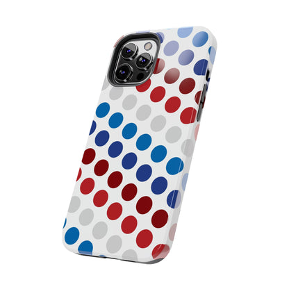 Patriotic Polka Dots - iPhone Case