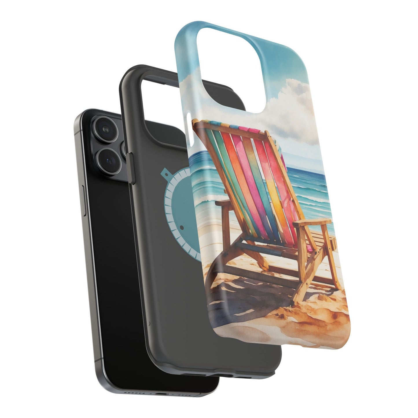 Vibrant Beach Escape MagSafe iPhone Case – Summer Vibes Design