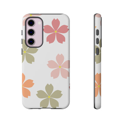 Pastel Sakura Blossom Tough Samsung Galaxy Case – Durable Design with Soft Matte Finish