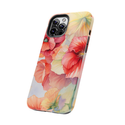 Gumamela Blush Pink Watercolor Floral – iPhone Series Case